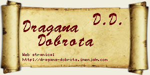 Dragana Dobrota vizit kartica